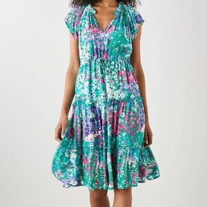 NEW Rails Dress Womens Small Juni Gardenia Floral VNeck NWOT